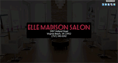 Desktop Screenshot of ellemadisonsalon.com